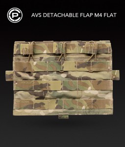 Holds 3 Mags AVS Detachable Flap Flat Mag Pouch CRYE PRECISION Multicam 